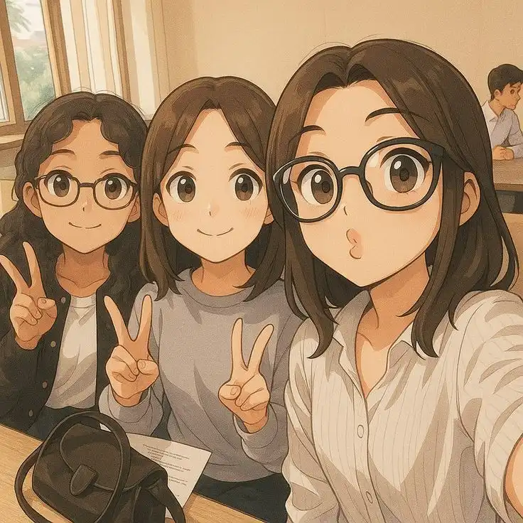 friends group dp girl